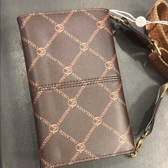 NWT Valentino Orlandi Brown Crossbody Bag - Picture 6 of 13